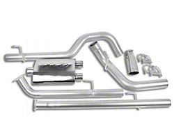 CGS Motorsports Aluminized Single Exhaust System with Polished Tip; Side Exit (07-13 5.7L Tundra)