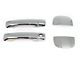 Door Handle Covers; Chrome (07-18 Tundra Double Cab)