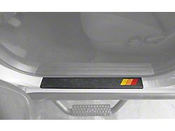 Front Door Sill Protection; Black, Yellow, Orange and Red (07-21 Tundra)