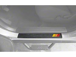 Rear Door Sill Protection; Black and Tri-Color (07-21 Tundra CrewMax)