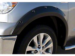 Fender Flare; Rivet Style; Front, Textured Black Finish; 5 x 2-Inch; 2-Piece (07-13 Tundra)