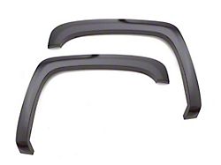 Fender Flare; Sport Style; Front, Smooth Black Finish; 4.50 x 2-Inch; 2-Piece (14-19 Tundra)