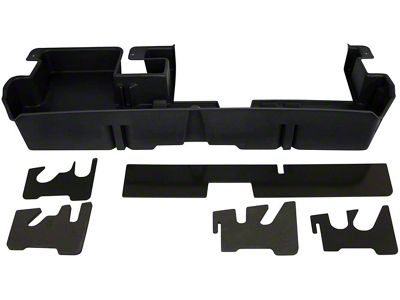 Underseat Storage; Black (07-21 Tundra Double Cab w/o Factory Subwoofer)