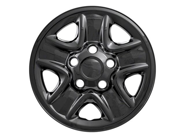 18-Inch Impostor 5-Spoke Wheel Covers; Gloss Black ABS (14-21 Tundra SR)