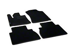 Custom Fit Front and Rear Floor Liners; Black (12-21 Tundra Double Cab)
