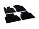 Custom Fit Front and Rear Floor Liners; Black (12-21 Tundra Double Cab)