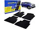 Goodyear Car Accessories Custom Fit Front and Rear Floor Liners; Black (12-21 Tundra Double Cab)