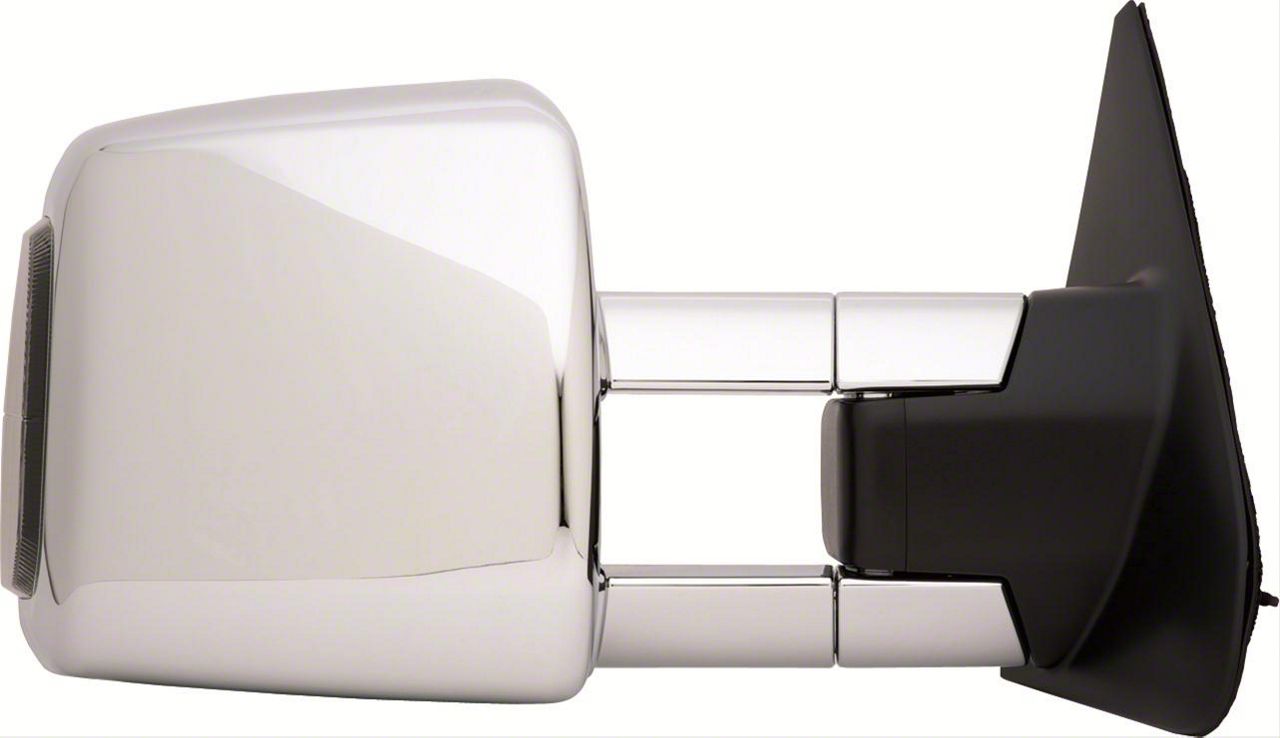 Tundra OEM Style Extendable Powered Heated Towing Mirror; Passenger