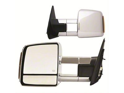 OEM Style Extendable Powered Heated Towing Mirrors; Driver and Passenger Side (07-21 Tundra)