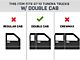 RedRock S6 Running Boards; Black (07-21 Tundra Double Cab)