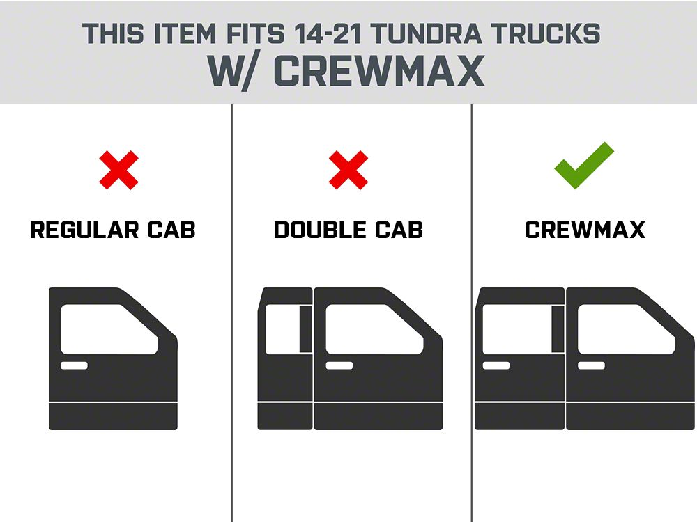 Barricade HD Steel Running Boards; Black (07-21 Tundra Barricade HD Steel Running Boards; Black (07-21 Tundra