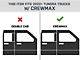 N-Fab Roan Cab Length Side Step Bars; Textured Black (22-24 Tundra CrewMax)