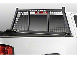 BackRack Half Safety Headache Rack Frame with 21-Inch Wide Toolbox No Drill Installation Kit and Rear Bed Bar (19-22 Silverado 1500)