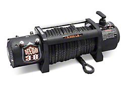 Deegan 38 9,500 lb. Winch with Black Synthetic Rope and Wireless Control (Universal; Some Adaptation May Be Required)
