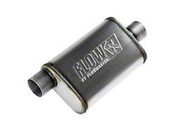 Flowmaster FlowFX Offset/Center Oval Muffler; 3-Inch Inlet/3-Inch Outlet (Universal; Some Adaptation May Be Required)