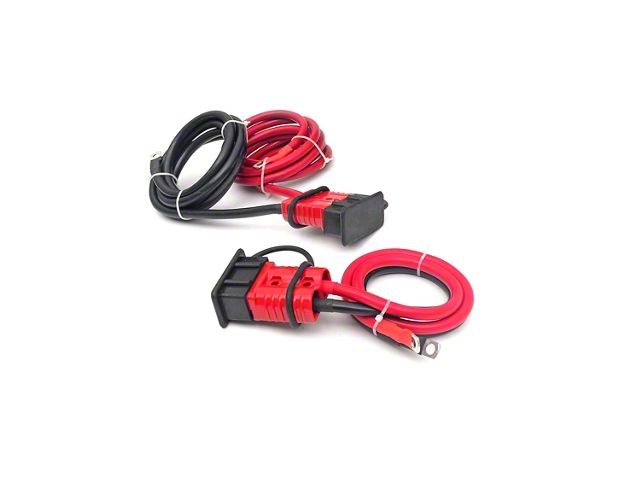 Rough Country Quick Disconnect Winch Power Cable; 7-Foot