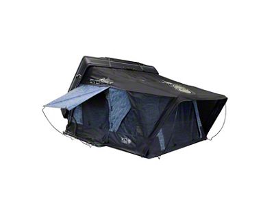 Overland Vehicle Systems XD Everest 2 Cantilever Aluminum Roof Top Tent; Grey Body and Black Rainfly (Universal; Some Adaptation May Be Required)