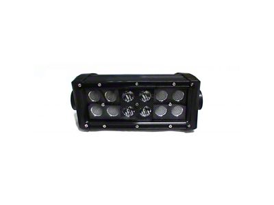 BLACKED OUT Series 7.50-Inch Straight LED Light Bar; Combo-Flood/Beam (Universal; Some Adaptation May Be Required)