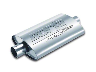 Borla Pro XS Center/Center Oval Muffler; 2.25-Inch Inlet/2.25-Inch Outlet (Universal; Some Adaptation May Be Required)
