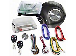 Billet Push Button Engine Start/Stop with Keyless Entry and Remote Start; Non-Illuminated (Universal; Some Adaptation May Be Required)