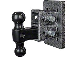 Gen-Y Hitch Mega-Duty 2-Inch Receiver Hitch Bolt-On Adjustable Ball Mount; 2.50-Inch Drop (Universal; Some Adaptation May Be Required)