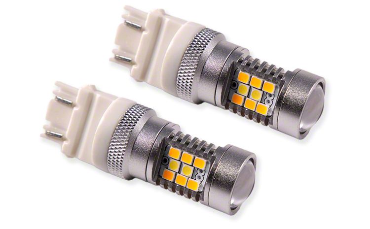 For Toyota Tundra 2000-2020 Switchback LED 3157 Front Turn Signal Light
