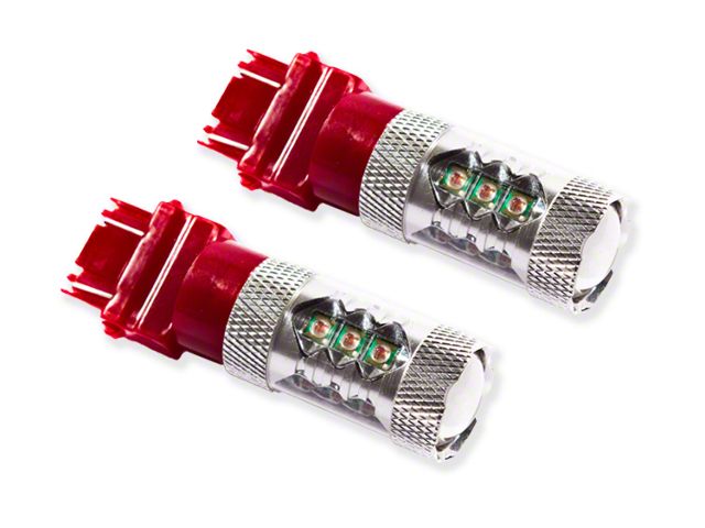 Diode Dynamics Red LED Tail Light Bulbs; 3157 XP80 (20-24 Jeep Gladiator JT w/ Factory Halogen Tail Lights)