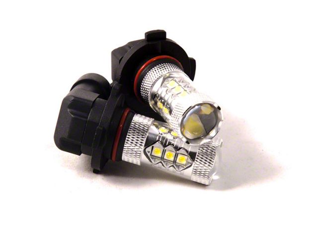 Diode Dynamics Cool White LED Fog Light Bulbs; H10 XP80 (07-09 Jeep Wrangler JK)