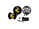 KC HiLiTES 6-Inch SlimLite Round LED Lights; Spot Beam; Black (Universal; Some Adaptation May Be Required)