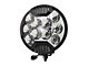 KC HiLiTES 6-Inch SlimLite Round LED Light; Spot Beam; Black (Universal; Some Adaptation May Be Required)