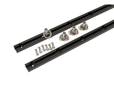 Slide-N-Lock Tie Down System; 68-Inches Long; Black Anodized (Universal; Some Adaptation May Be Required)