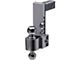 FLASH E Series 2-Inch Receiver Hitch Adjustable Ball Mount; 8-Inch Drop (Universal; Some Adaptation May Be Required)
