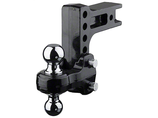 FLASH SSBM HD Series 2.50-Inch Receiver Hitch Adjustable Ball Mount; 6-Inch Drop (Universal; Some Adaptation May Be Required)