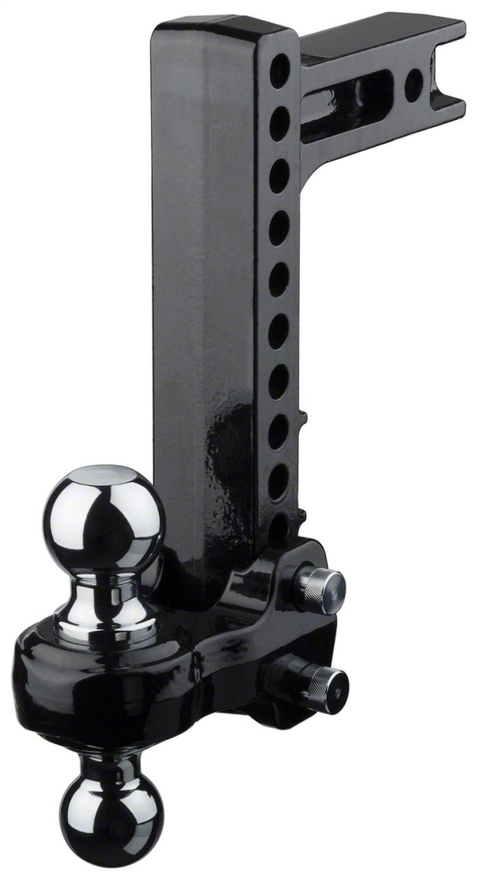 FLASH SSBM Series 2-Inch Receiver Hitch Adjustable Ball Mount; 10-Inch Drop (Universal; Some Adaptation May Be Required)
