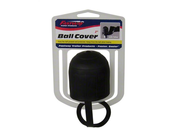 Tethered Trailer Hitch Ball Cover for 2-5/16-Inch Balls