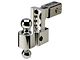 FLASH ALBM Series 2.50-Inch Receiver Hitch Adjustable Ball Mount with 2-Inch and 2-5/16-Inch Chrome Ball; 4-Inch Drop (Universal; Some Adaptation May Be Required)