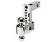 FLASH ALBM Series 2-Inch Receiver Hitch Adjustable Ball Mount with 2-Inch and 2-5/16-Inch Chrome Ball; 6-Inch Drop (Universal; Some Adaptation May Be Required)