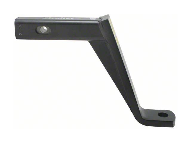 2-Inch Receiver Hitch Cushioned Ball Mount; 10-Inch Drop (Universal; Some Adaptation May Be Required)
