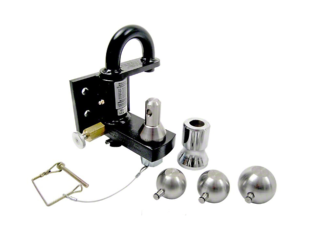 Bolt-On Pintle Hitch with Interchangeable Hitch Balls (Universal; Some Adaptation May Be Required)
