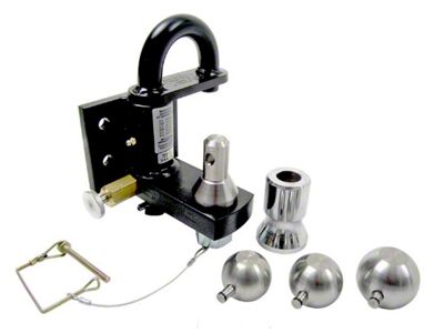 Bolt-On Pintle Hitch with Interchangeable Hitch Balls (Universal; Some Adaptation May Be Required)