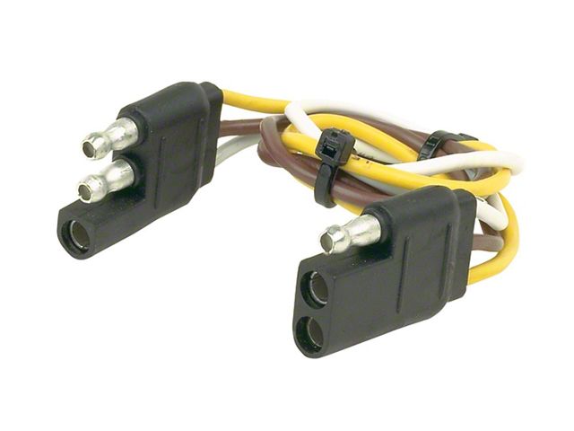 3-Pole Flat Connector Set; 12-Inches