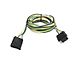4-Wire Flat Extension Adapter; 10-Feet