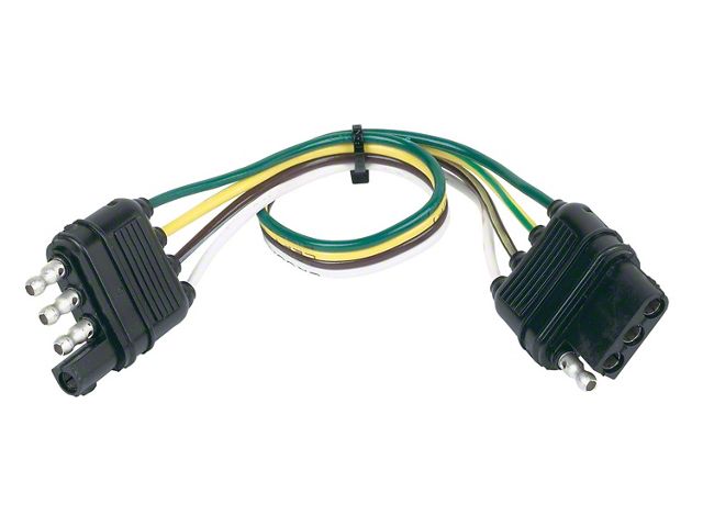 4-Wire Flat Extension Adapter; 12-Inches