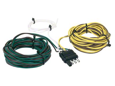 4-Wire Flat Trailer End Y-Harness; 30-Foot