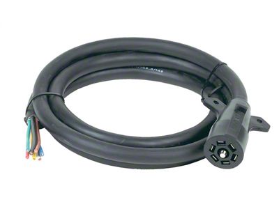 7-Blade Trailer End Molded Cable; 11-Inches