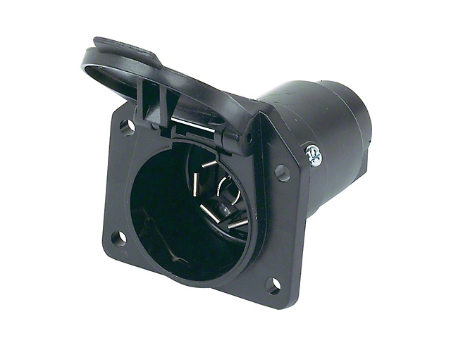 7-Blade Vehicle End Connector; Plastic