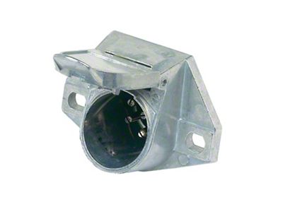7-Pole Round Heavy Duty Vehicle End Connector