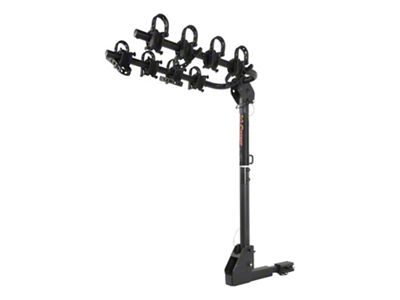 1-1/4 to 2-Inch Receiver Hitch Extendedable Bike Rack; Carries 2 or 4 Bikes (Universal; Some Adaptation May Be Required)