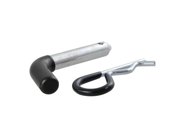 1-1/4-Inch Receiver Hitch 1/2-Inch Hitch Pin with Rubber Grip