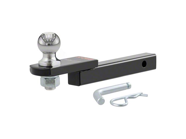 1-1/4-Inch Receiver Hitch Towing Starter Kit with 2-Inch Ball; 3/4-Inch Rise (Universal; Some Adaptation May Be Required)
